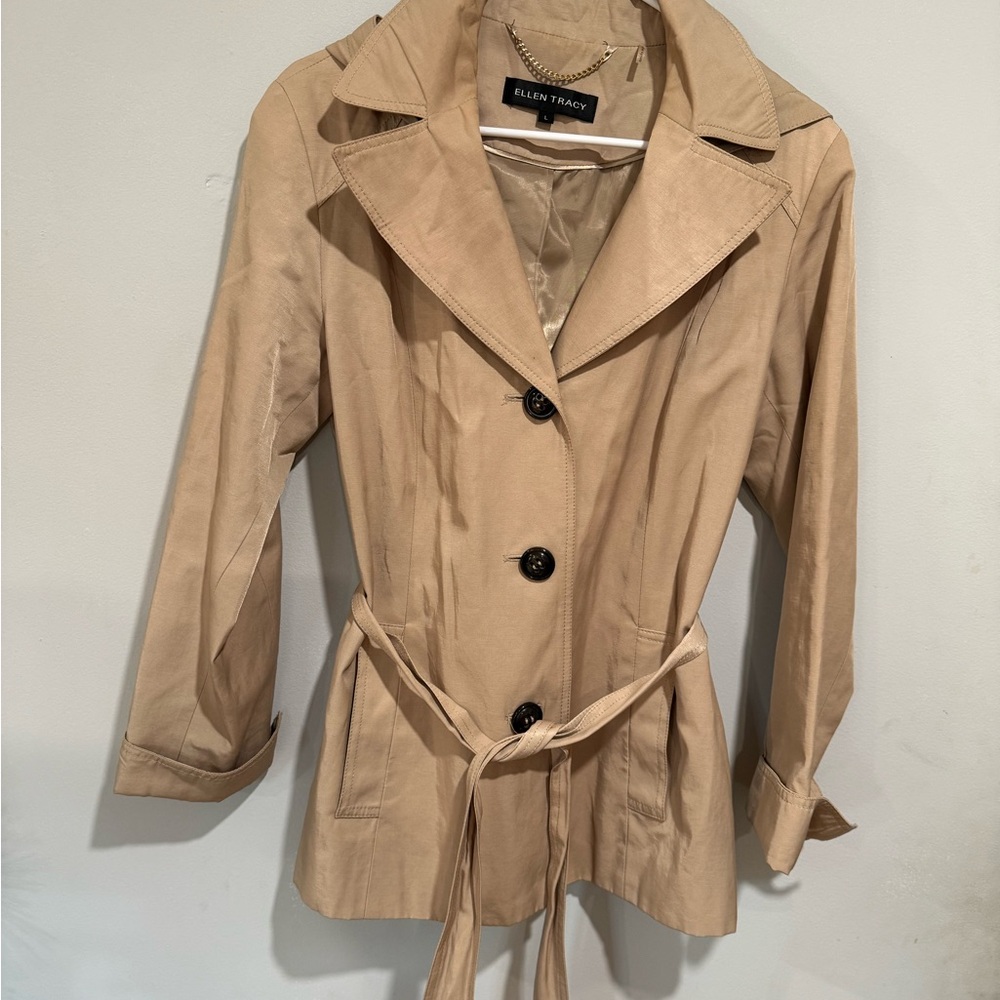 Ellen Tracy Tan Trench Coat for Women